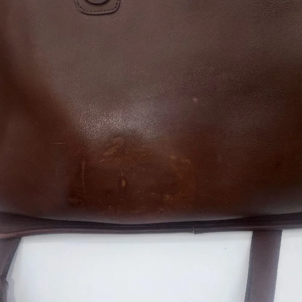 COACH Vibtage 1970s Monroe Glovetanned  Leather Crossbody Briefcase